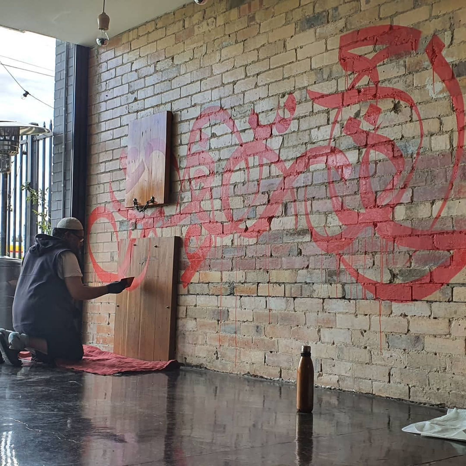 A wall at The Coal Pit, Melbourne